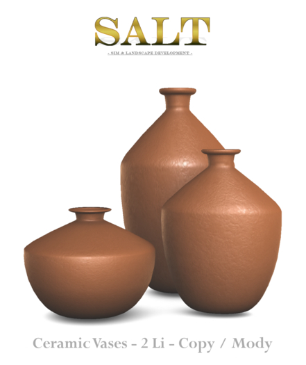 [SALT] - Ceramic Vases -  Terracotta 