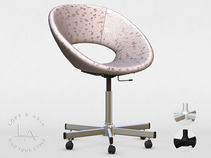 Avery Home Office Chair Rose/Copper