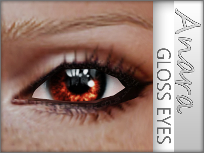 [Anara] Gloss Eyes - Ember Red