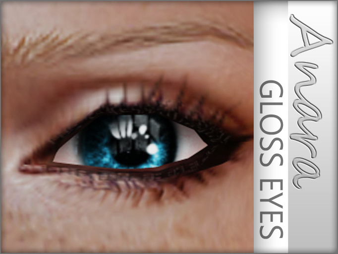 [Anara] Gloss Eyes - Atmospheric Blue