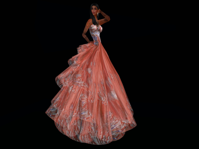 Martha Gown Orange - Add!