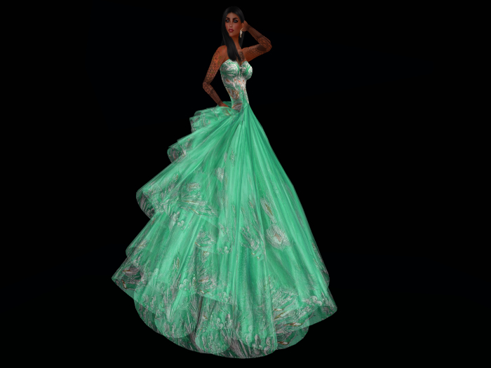 Martha Gown Green - Add!