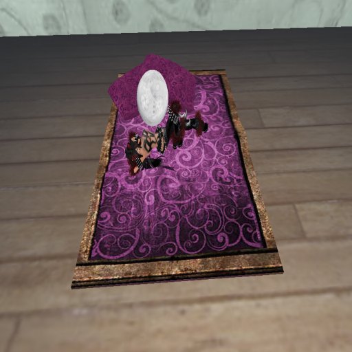 Lonely Hearts Rug - Mauve