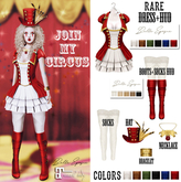 Belle Epoque { Join My Circus } Boots Red (Box)