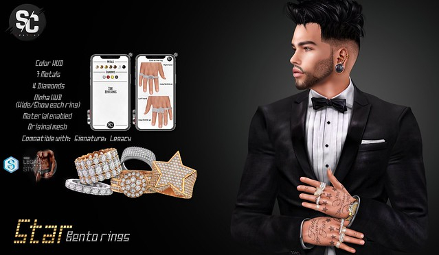[ SpotCat ] Star - Bento rings