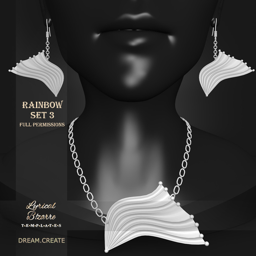 !Lyrical B!zarre Templates! - Rainbow Set 3 MESH DAE Version