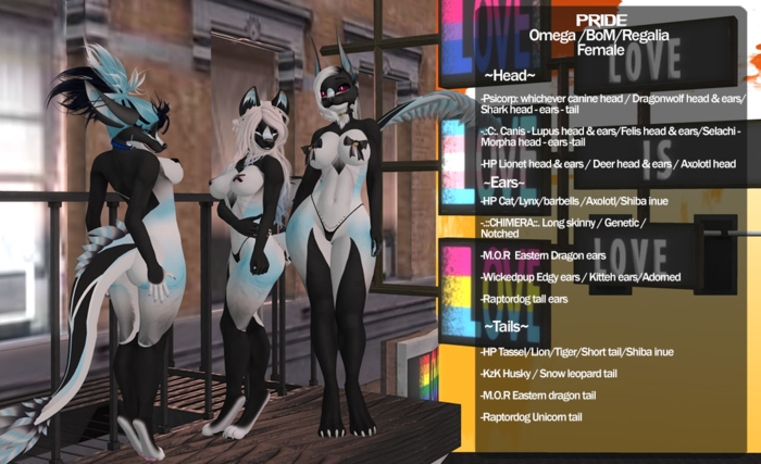 Kat Klaws~ Pride -Demiboy- F  Omega/BoM/Regalia