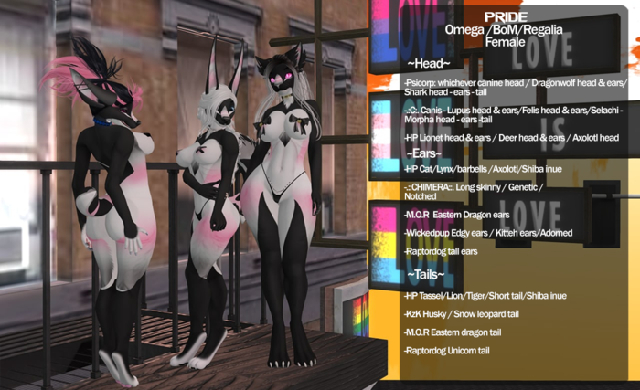 Kat Klaws~ Pride -Demigirl- F  Omega/BoM/Regalia