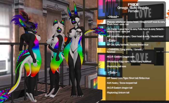 Kat Klaws~ Pride -LGBT- F Omega/BoM/Regalia