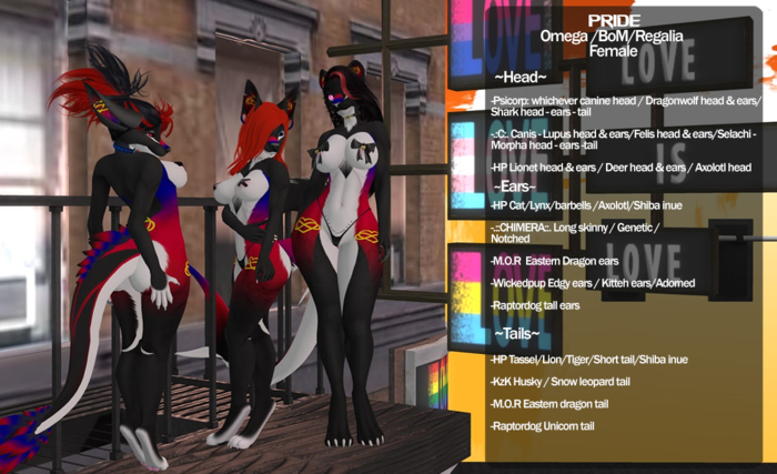 Kat Klaws~ Pride -Polyamory- F Omega/BoM/Regalia