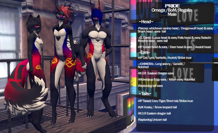 Kat Klaws~ Pride -Polyamory- M/Femboy Omega/BoM/Regalia