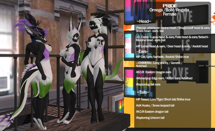 Kat Klaws~ Pride -Genderqueer- F Omega/BoM/Regalia