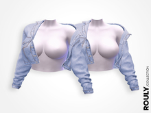 03 ROULY :: Summer Denim Jacket - AliceBlue