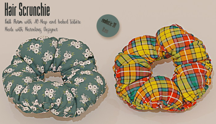 Li 1 - full perm hair scrunchie