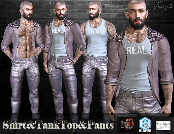 Sale 50%-InStyle-Shirt&TankTop&Pants-v3(Jake,Gianni,Athletic,Legacy)