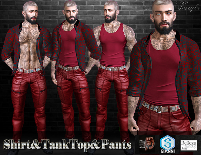 Sale 50%-Shirt&TankTop&Pants-v6(Jake,Gianni,Athletic,Legacy)