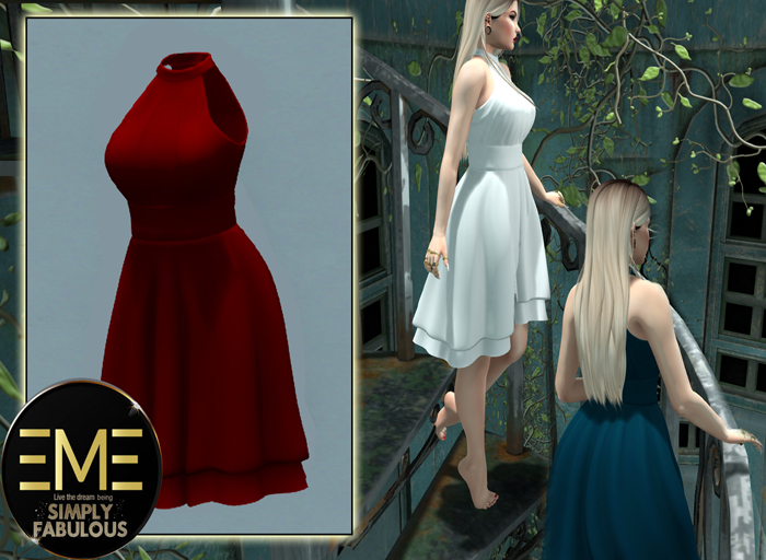 eMe-Mini Cocktail Dress For  Maitreya RED