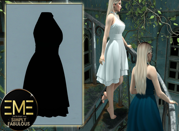 eMe-Mini Cocktail Dress For  Maitreya BLACK