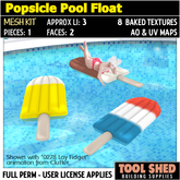 Tool Shed - Popsicle Pool Float Mesh Kit