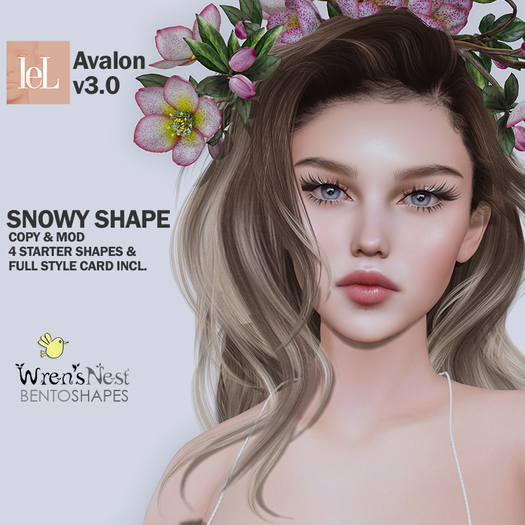 { wren's nest } Snowy shape for LeLutka Avalon v3.0