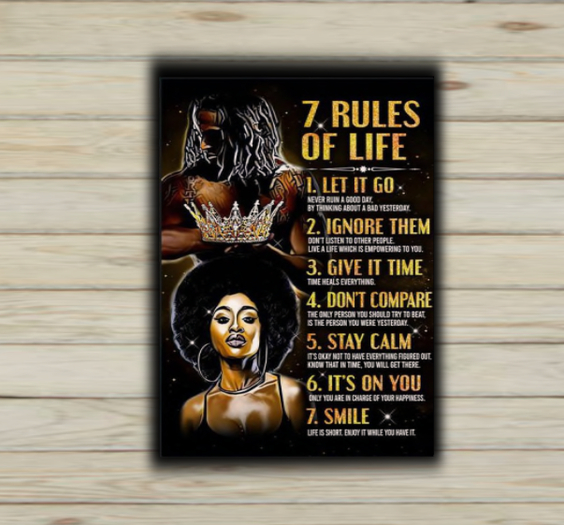 PASSION ARTS GALLERY-  7 Rules of life