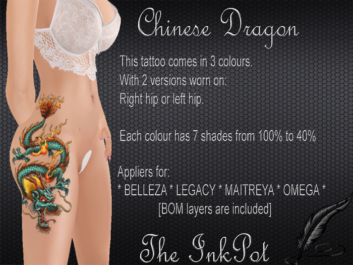 The Inkpot~Chinese Dragon Tattoo