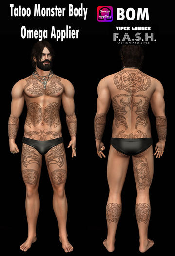 F.A.S.H VIPER Tattoo Monster Body Omega Applier BOM