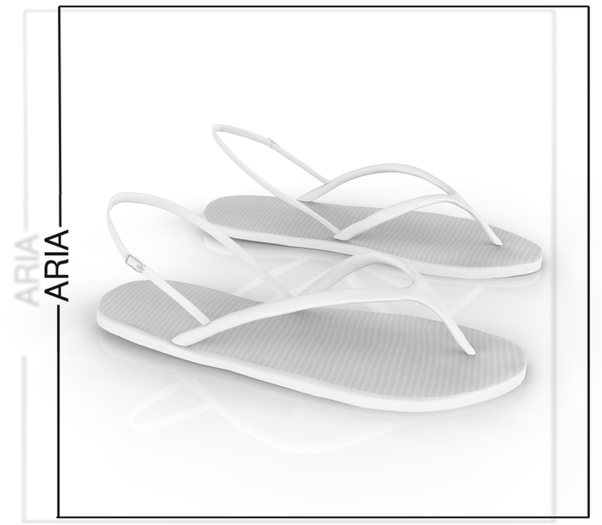 White Summer Sandals