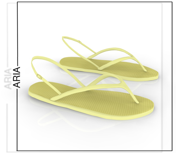 Yellow Summer Sandals