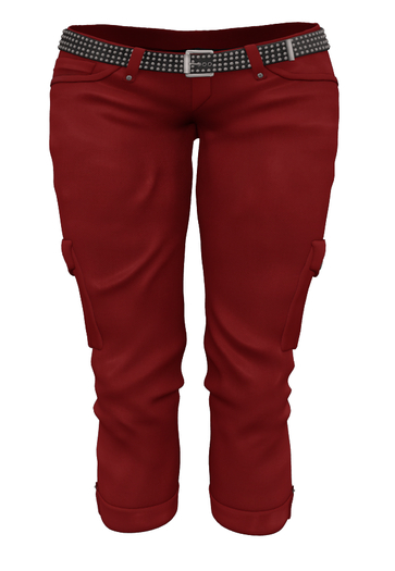 The Annex - Roxie Capris - Red 