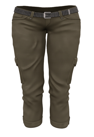 The Annex - Roxie Capris - Khaki 