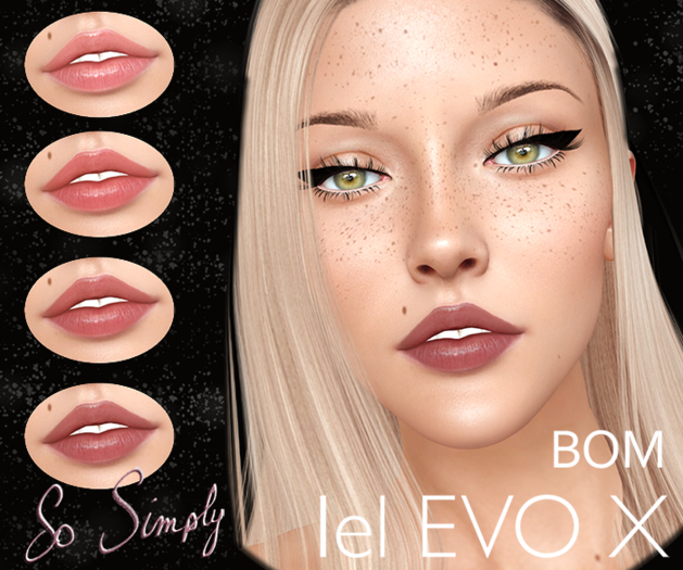 SO SIMPLY LIPSTICK 01 LEL EVO X BOM