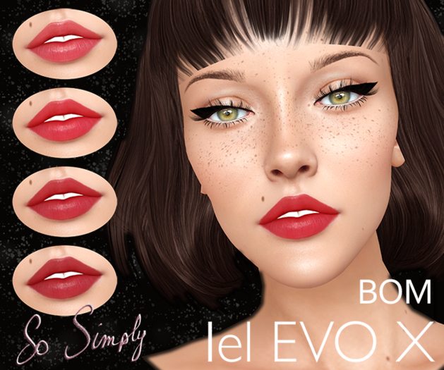 SO SIMPLY LIPSTICK 02 LEL EVO X BOM