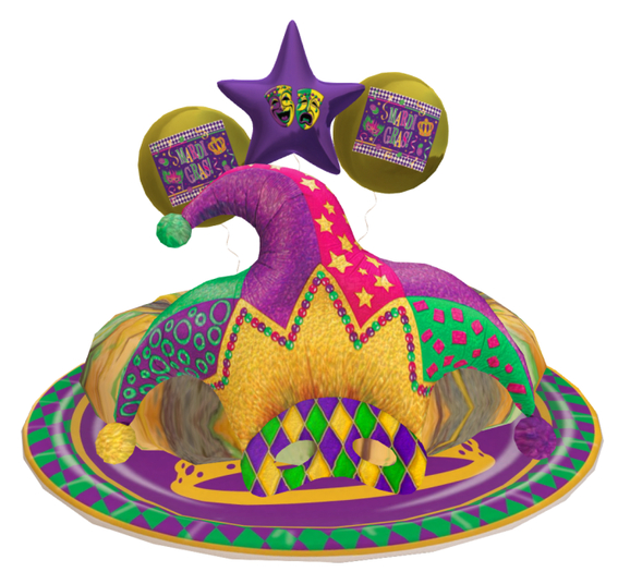 DFS GB#8 Mardi Gras King Cake