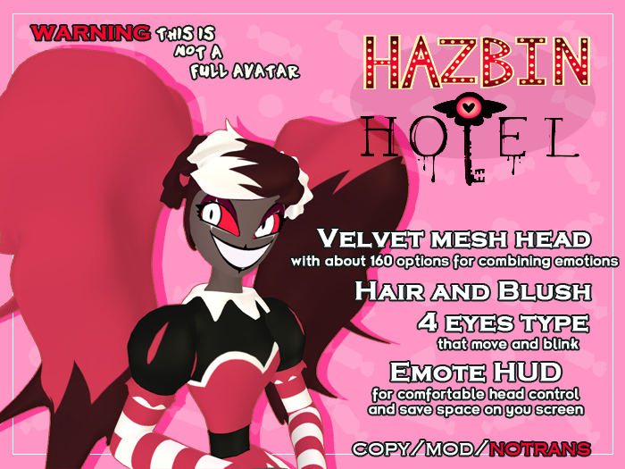 Hazbin Hotel - Velvet head