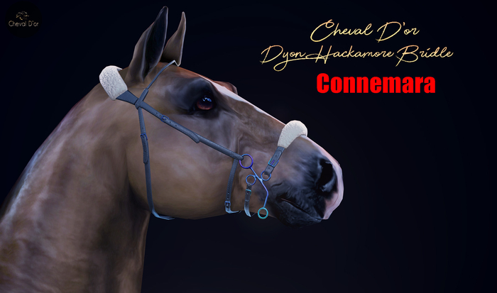 Cheval D'or / TeeglePet Connemara / Dyon Hackamore Bridle [HUD]
