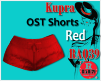[R39] Kupra OST Shorts Red