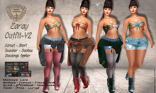 Nala Design - Zaray Outfit V2 - Mesh Bodies