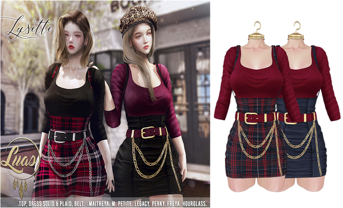 Luas Lysette Blue & Red