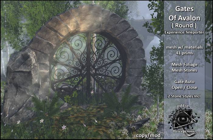 Gates Of Avalon ( Round ) Teleporter