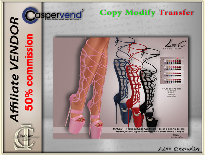 LC Affiliate Vendor [Footwear] - Naledi Heels  [8 vendors]