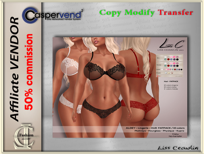 LC Affiliate Vendor [Lingerie] - Adley  [11 vendors]