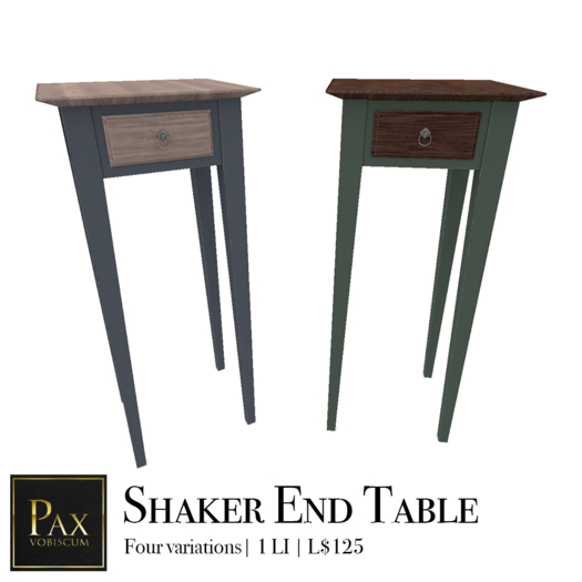 Pax:: Shaker End Table