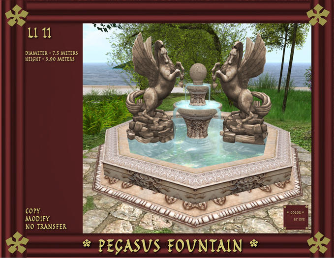 Pegasus Fountain DV  