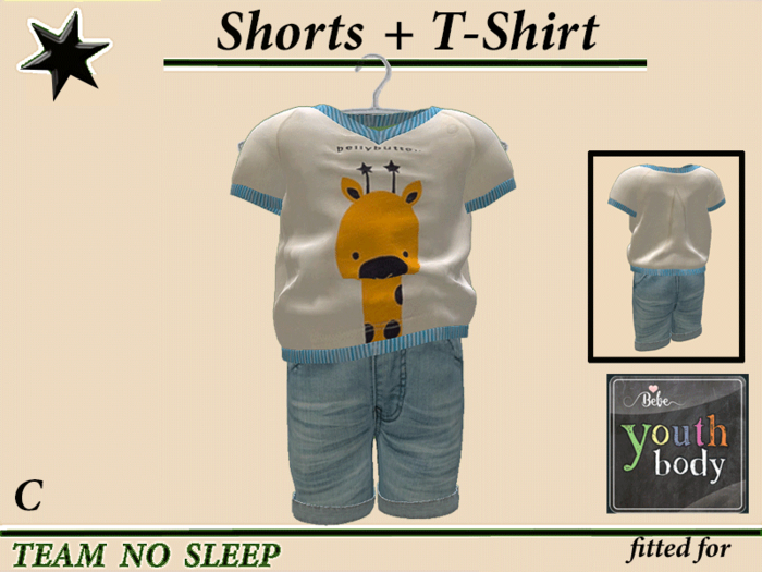 Set shorts jeans + gir