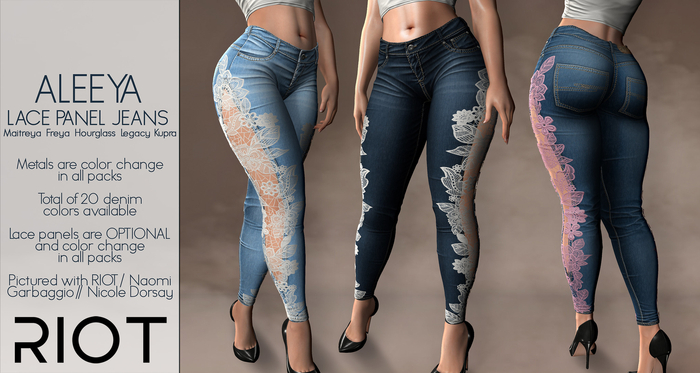 RIOT / Aleeya Jeans - Fatpack