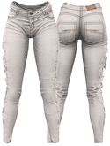RIOT / Aleeya Jeans - White