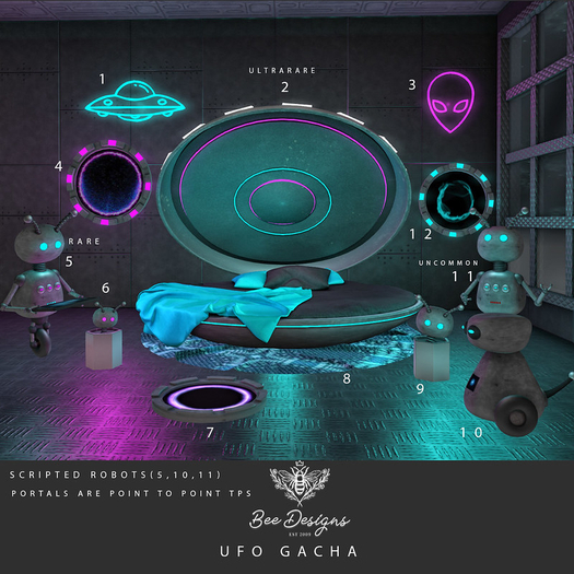 Bee Designs UFO Gacha 6