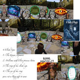 4 Elvish signs  with 1 ring gift giver wearable gold band-Box