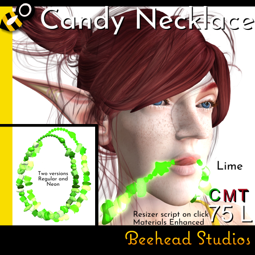 Candy Necklace Lime